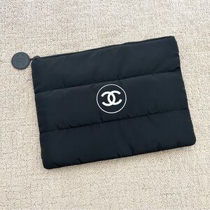 CHANEL Black Cosmetic Bag
